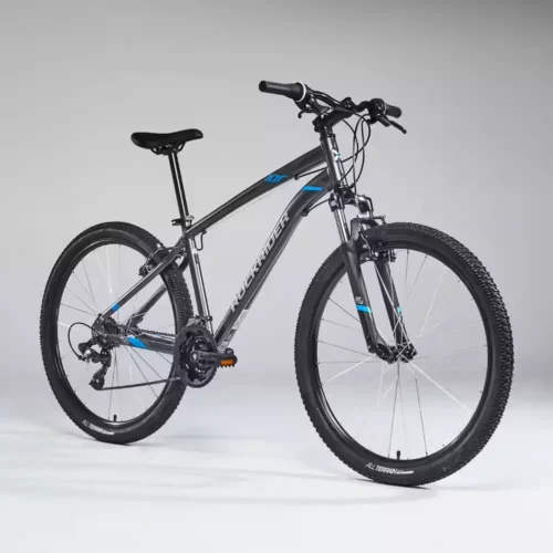 Bicicleta Montaña Rockrider ST 100 27,5 Gris Aluminio