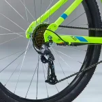 Bicicleta Montaña Rockrider ST 100 27,5 Aluminio Amarillo - Imagen 3