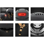 Casco OLSSON URBAN LIGHT Negro Antracita - Imagen 4